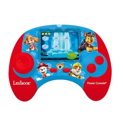 Image of Lexibook, Paw Patrol, Power Console®, Bilingual educational game console with 100 activities, English/French, Blue/red, JCG100PAi1