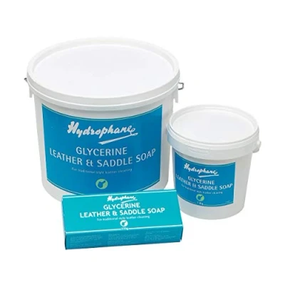Image of Hydrophane Glycerine Leather &amp; Saddle Soap, Horse Care, 250gm
