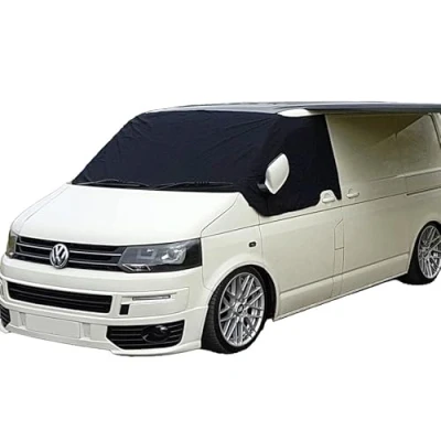 Image of T5 transporter window front screen curtain wrap cover frost protection Black out