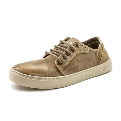Image of Natural World Eco 6602E Men Sneakers Men&#039;s Footwear 100% EcoFriendly Made in Spain, brown, 9 UK