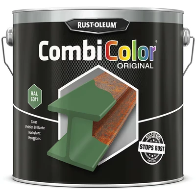 Image of RUST OLEUM 7335.2.5 Combicolor Original, Superior Metal Protection, Direct To Rust, Reseda green RAL 6011