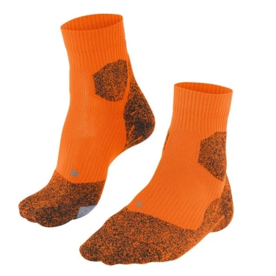 Image of Falke RU Trail Grip Men&#039;s Running Socks Size 39 41 Orange, Breathable &amp; Moisture Wicking for Ultimate Comfort