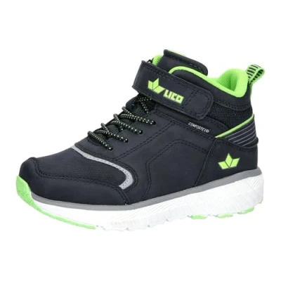 Image of LICO Hightop trainers for kids, Size: 11K, Marine lemon Soft synthetic