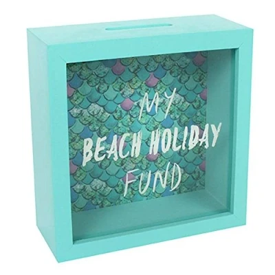 Image of Beach Fund Frame Money Box, Green