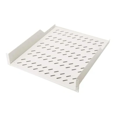 Image of DIGITUS fixed shelf 19 inch 2U front mounting load capacity 25 kg for network cabinets &amp; server from 800 mm cabinet depth grey