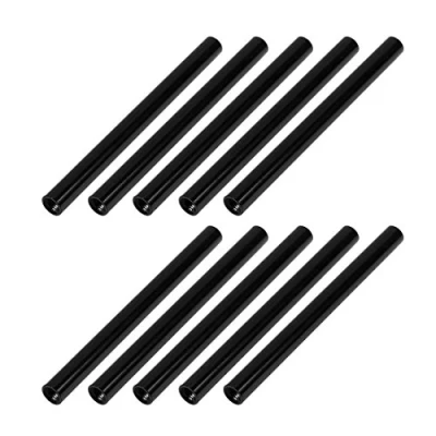 Image of Sourcingmap 10Pcs M3 x 60mm Round Aluminum Column Alloy Standoff Spacer Stud Fastener for Quadcopter Black