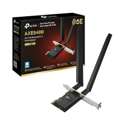 Image of TP LINK AXE5400 Tri Band Wi Fi 6E Adapt