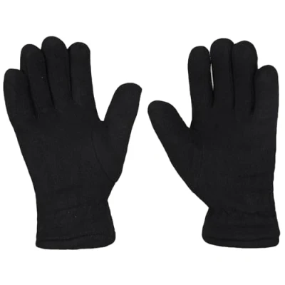 Image of True Face Mens Womens Gloves Adults Magic Mittens Stretch Winter Warm Soft Regular Fit Black RS165