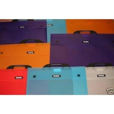Image of Westfolio Art Portfolio Folder Turquoise A1, 100 Sheet Capacity, Carry Case Bag For Art, Painting Keeps Paper Flat Travel, School, Class, University, College, Homework, Projects