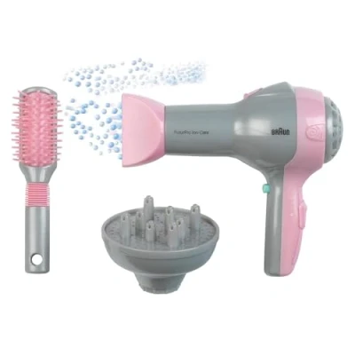 Image of Theo Klein 5850 Braun Hairdryer with Diffuser and Brush, Toy