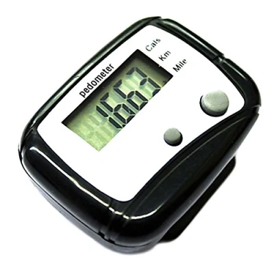Image of LCD Pedometer Step Calorie Kilometer Counter Walking Distance Smart Pocket Clip for Fitness Tracker