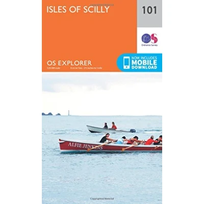 Image of Explorer 101 Isles of Scilly Map With Digital Version