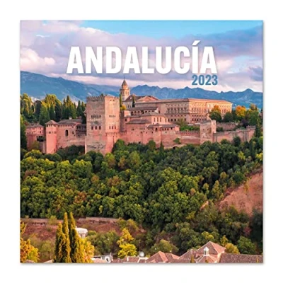 Image of Grupo Erik Andalusia Wall Calendar 2023 12&#039; x FSC 12 Month Planner Square Family Travel + 4 Bonus Months