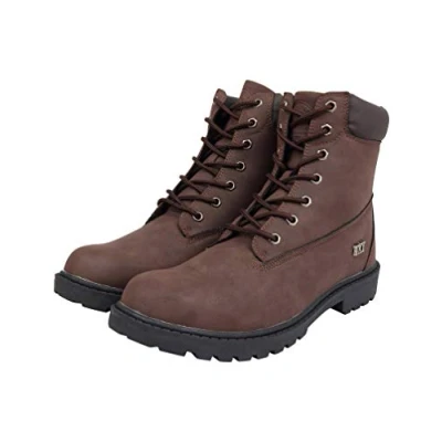 Image of Tokyo Laundry Men&#039;s Sirius Military Style Ankle Boots Brown UK 8 EU 42