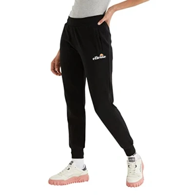 Image of Ellesse Ladies Hallouli Jog Pants Trousers, Black, M