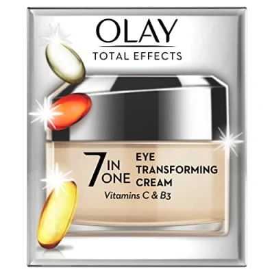 Image of Olay Total Effects 7 in 1 Eye Transforming Moisturiser Cream, 15 ml