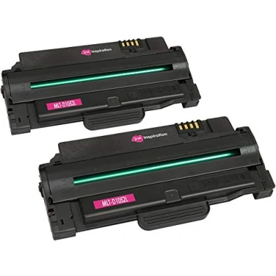 Image of 2 Compatible MLT D1052L Laser Toner Cartridges for Samsung ML 1910 1915 2525 2525W 2540 2545 2580N SCX 4600 4623F 4623FN 4623FW SF 650 2,500 Pages