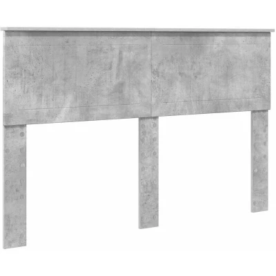 Image of vidaXL Headboard with Concrete Grey 140 cm Engineered wood