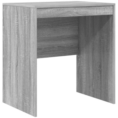Image of vidaXL Grey Writing Desk sonoma Particle board 70 x 50 76 cm