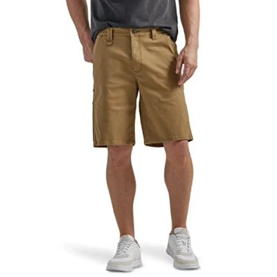 Image of Lee Men&#039;s Legendary Workwear Carpenter Short, Dark Khaki, 42