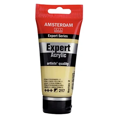 Image of Amsterdam Expert: Artists Acrylic Paint : 75ml series 2 Perm Lemon Yellow Light
