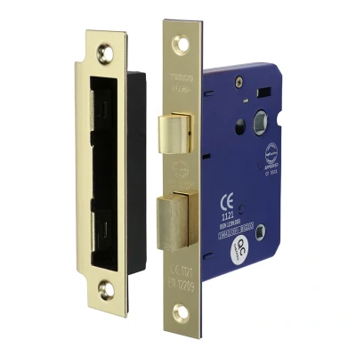 Image of Timco Bathroom Lock Electro Brass (Size 78mm 1 Each)