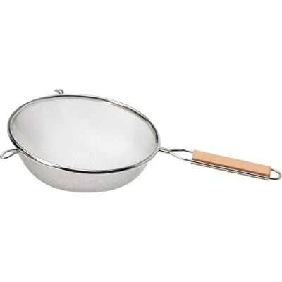 Image of Stainless Steel Sieve with Wooden Handle (16 cm Diameter Handle)