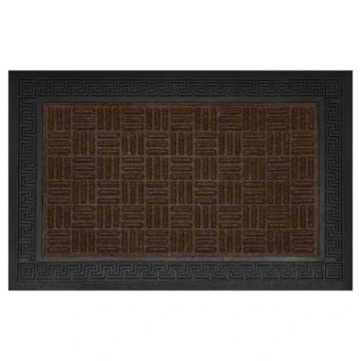 Image of ASAB Welcome Door Mats Outdoor Indoor Heavy Duty Shoe Boot Cleaner Dirt Wipe Nautical Coir Absorbent Back Matting Patio Garden Your Feet Clean Protection (Brown Doormat)