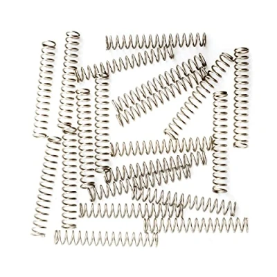 Image of Musiclily Pro 4.5X35mm Stainless Steel Springs for Electric Bass Bridge Saddle, Original Color (Set of 20)