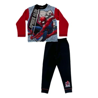Image of SPIDER MAN Kids Pyjamas PJ’s 7 8 Years, Marvel Hero, Multicolor
