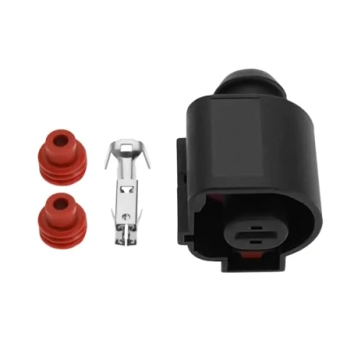 Image of VGOL 1 Pin Car Starter Motor Connector 1K0973751 Wiring Harness Plug Compatible with VW Audi Skoda