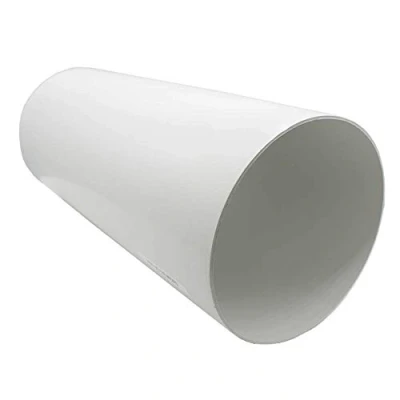 Image of Kair Plastic Ducting Pipe 150mm 6 inch / 350mm Short Length Rigid Straight Duct Channel
