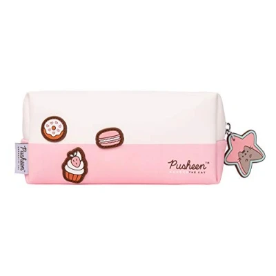 Image of Grupo Erik Pusheen Cosmetic Pouch 19 x 9 7 cm 7.5 3.5 2.8 inches Gifts Cat Case Pencil for Girls Women