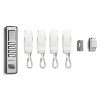Image of TC280 Bell BL106 4 4WAY Bellini Combined Audio Door Entry INTERCOM System with Coded KEYPAD Access &amp; Lock Release