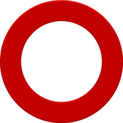Image of KOTO Surround (13.5cm) Red, Dart Board Surround, Economical &amp; Durable Prevents Damage to Both Walls and Tips, Darts