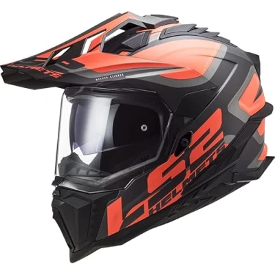 Image of LS2, Explorer Cross Helmet Motorbike Alter Black Orange 06, L