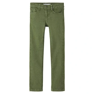 Image of NAME IT Boy&#039;s Nkmtheo Xslim TWI Pant 1111 tp Noos, Rifle Green, 146