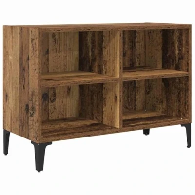 Image of vidaXL Rustic Entertainment Unit Old Wood Particle board Medium Storage
