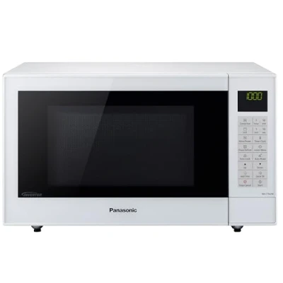 Image of Panasonic CT54 Slimline Combination Microwave Oven &amp; Grill with Turntable, 27 Litres, 1000W Power, 29 pre set menus, White, Good Housekeeping Approved
