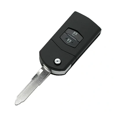 Image of BROVACS Replacement Key Shell Compatible with MAZDA 2 Button Keyless Entry Flip Remote Case Fob PG536A