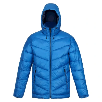 Image of Regatta Mens Toploft II Hooded Padded Jacket (Skydiver Blue) Size Medium