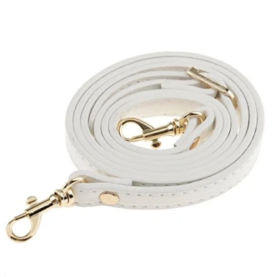 Image of Sharplace Solid Adjustable Crossbody Shoulder Bag Handbag Straps Replacements 120cm, White, Length