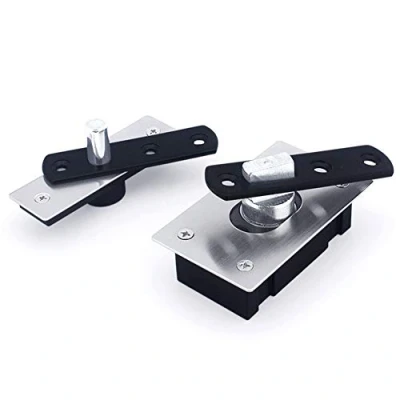 Image of KAIISSA Door Pivot Hinges Heavy Duty for Wood Doors 360 Degree Shaft Stainless Steel Murphy Hinge System, Hidden Rotating Revolving Accessorie