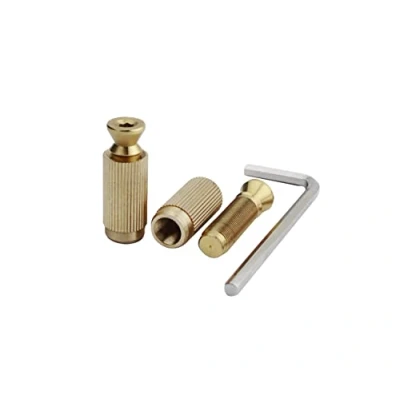 Image of Guyker Tremolo Bridge Studs &amp; Anchors Posts, Mounting Bolt Screw Inserts Compatible with GE1996T / 510TS System gold