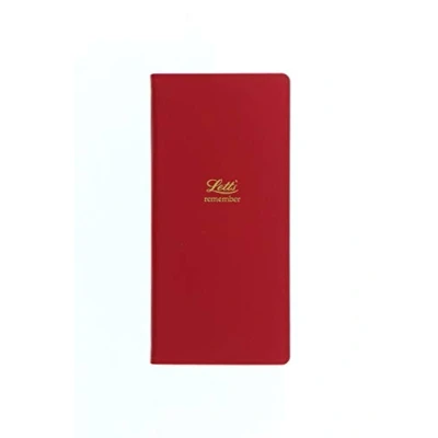 Image of Letts Icon Slim Pkt Password Book Red