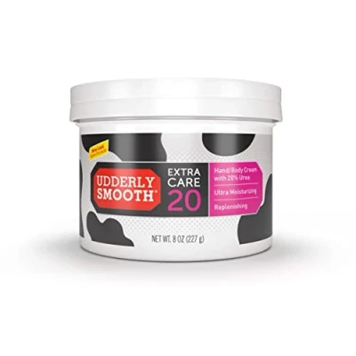 Image of Udderly Smooth Extra Care Cream with 20% Urea, Replenishing, 8 Ounce