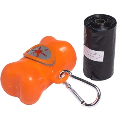 Image of Petface Dog Poop Bag Dispenser with Snap Clip Attachment, 20 Bags Included