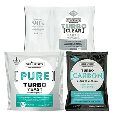 Image of Still Spirits Pure Turbo Pack (Triple Pack) Yeast Clear Carbon