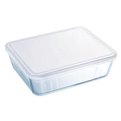Image of Pyrex Cook &amp; Freeze 19cm Rectangular Dish With Lid