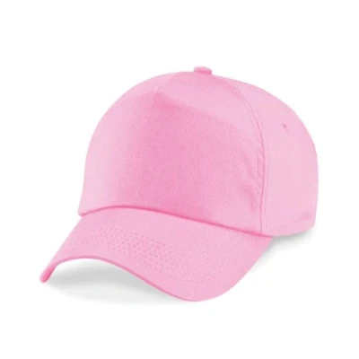 Image of Beechfield B10 Original 5 Panel Baseball Cap Classic Pink